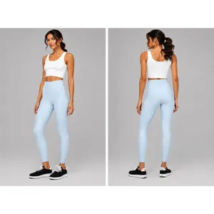 Alo Yoga High Waist Airlift Leggings Light Blue Small 26" Inseam Activewear Yoga thumbnail 2