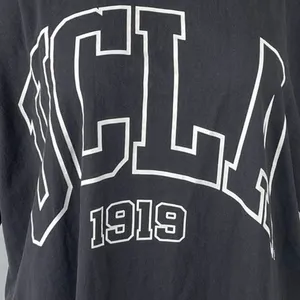 H&M UCLA 1919 Oversized Black Graphic Short Sleeve Baggy Boxy Tee T-Shirt Top XL thumbnail 2