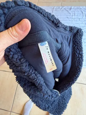 Free People Movement Fluffy Blue Small Women's Fleece Quarter Zip Oversized thumbnail 11