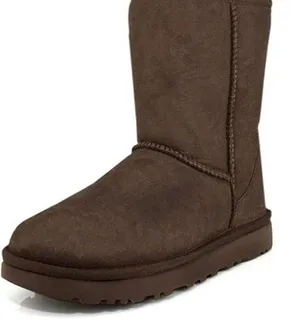 UGG Classic Short II Boots Womens Size‎ 5 Chocolate Brown Pull On Mid-Calf thumbnail 1