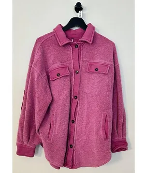 FREE PEOPLE We the Free Ruby Jacket in Pink Envy Size Small thumbnail 6