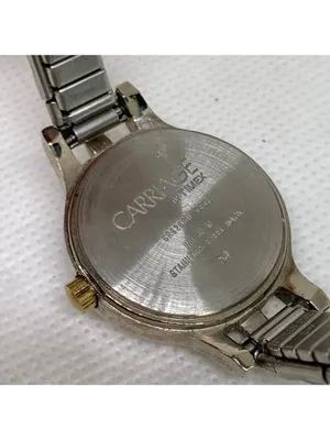 Carriage by timex women’s silver gold tone quartz analog watch 24mm running thumbnail 7