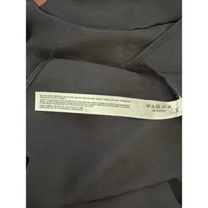 NWOT Free People Intimately Slip Dress Womens Black Satin Strappy Ruffle Small thumbnail 9