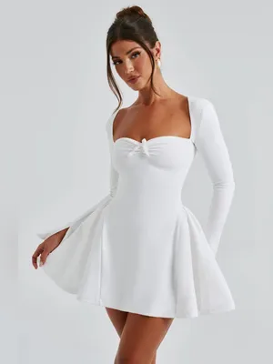 Babyboo Mini Dress Megan Medium Ivory NWT Bridal Dress Feminine Coquette Dress S thumbnail 8