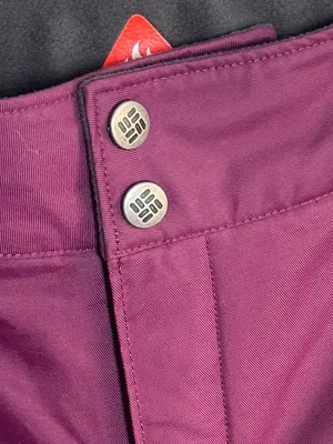 Columbia Omni Tech Snow Pants Womens L Purple Omni Heat Waterproof Breathable thumbnail 5