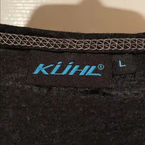 Kuhl Black Long Sleeve Top with Contrast Stitching thumbnail 2