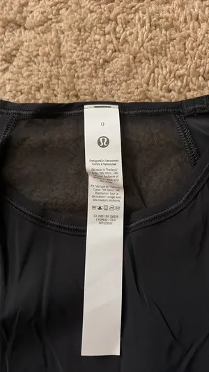 Lululemon Long Sleeve Sculpt 0 Black thumbnail 3