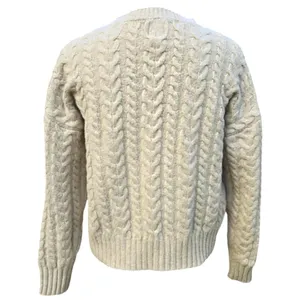 Joie Women's Cream Cable Knit Sweater‎ Small thumbnail 4