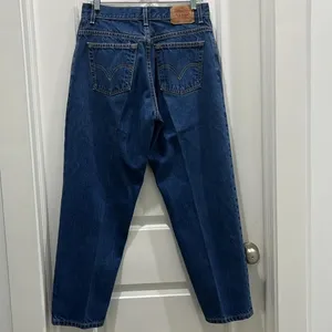 Levi’s Y2K Classic Relaxed Tapered Leg 550 Jeans Sz 12 MIS S thumbnail 8