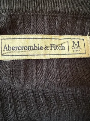 Abercrombie & Fitch A&F Collection Ribbed Striped Long Sleeve Dress Size M thumbnail 7