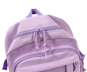 Andrea’s Deals NWT Travel Backpack, Multi-Pocket Waterproof College School Bag Lavender thumbnail 5