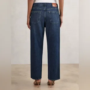 Reiss women’s selin mid Blue Straight leg Jeans size 27 thumbnail 2
