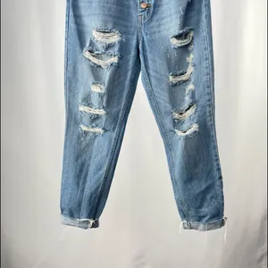 Free People We The Free Blossom Distressed Rigid Skinny Jeans in Blue Size‎ 28 thumbnail 7