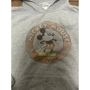 Vintage Disney originals Mickey Mouse grey hoodie thumbnail 2