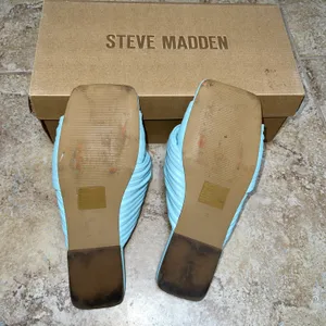 Steve Madden Blue Mentor Sandals thumbnail 3