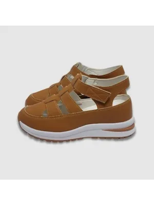 Women's Hollow Cut Out Fisherman Wedge Platform Sandals Brown, Size 40 thumbnail 2