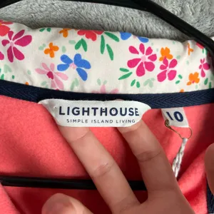 Lighthouse Women’s Coral‎ Long Sleeve Button Snap Pullover Size 6 New Pink thumbnail 3