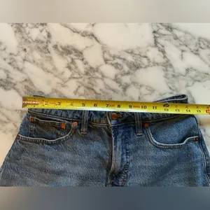 NWOT Madewell The Curvy Perfect Vintage Jean Short Sz 28 broken zipper thumbnail 9