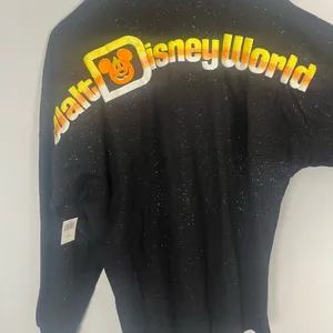 Disney WDW 2019 Halloween Candy Corn Spirit Jersey Shirt Size M Glitter RARE new thumbnail 7