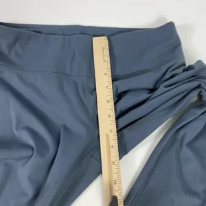 Yogalicious Leggings Womens Medium Blue Cropped Lattice Ankle Yoga Pants‎ Gym thumbnail 8