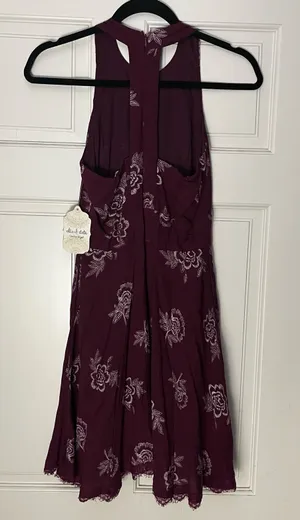 🌺 NWT Altar’d State Floral, Halter Dress thumbnail 3