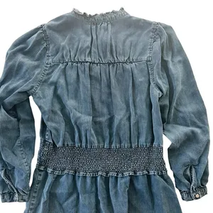 RAILS Shawna Denim Day Dress Dark Vintage Blue Size Medium Cotton Loose Fit thumbnail 8