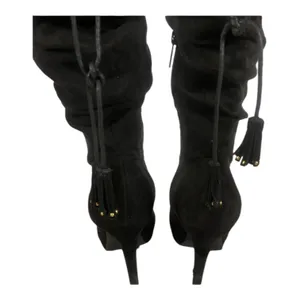 Thalia Sodi Brisa Knee High Slouchy Tassel Boots Size 9 thumbnail 4
