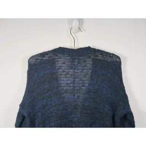 Vintage Y2K Abercrombie & Fitch V-neck Cardigan Womens XS/S Blue Moose Preppy thumbnail 5