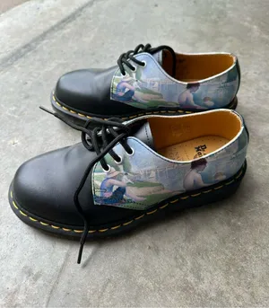 Dr. Martens 1461 THE NATIONAL GALLERY SEURAT OXFORD SHOES Bathers at Asnières thumbnail 1