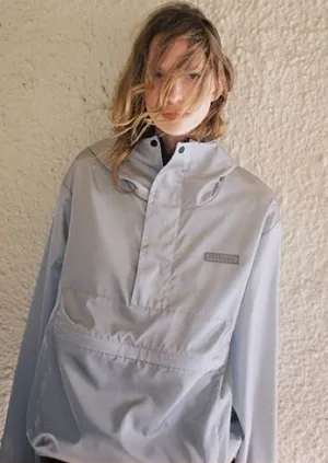 Madhappy unisex Oversized Nylon Anorak rain jacket grey Jacket Xsmall xs NWT thumbnail 1