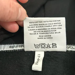Pro Club Heavyweight Black Skater Essentials Pullover Hoodie Sweatshirt Size M. thumbnail 7