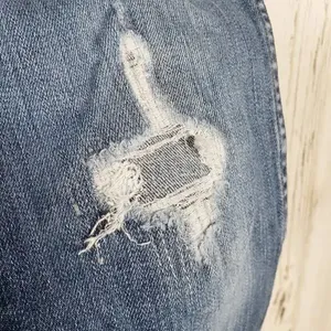 Madewell Distressed Blue Denim 9" High Rise Skinny Jeans Women's Size 28 thumbnail 5