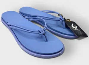 OluKai Aka Womens Thong Sandals Cloud Blue Water Friendly Size 7 New thumbnail 1