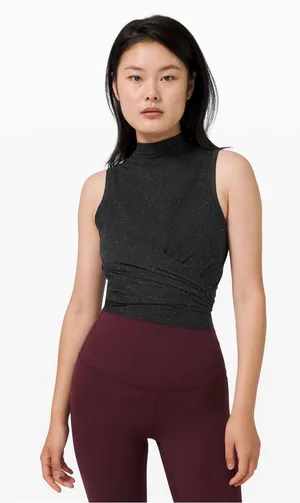 Lululemon Time to Restore Mock Tank black size 6 thumbnail 1