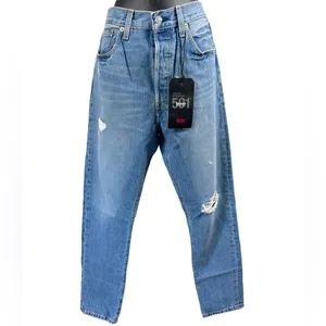 Levi’s 501 Button Fly High Rise Skinny Leg Jeans thumbnail 13