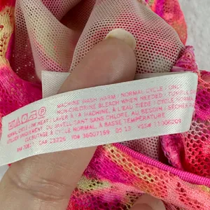 PINK Victoria's Secret Lace‎ Bralette Womens Medium Neon Pink Racerback 36007169 thumbnail 4