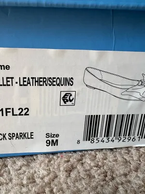 Jack Rogers Black Sequin Bow Leather Ballet Flats new 9 thumbnail 6