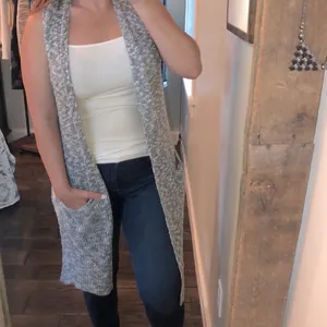 Medium marled knit cozy duster cardigan thumbnail 2