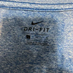 Nike Dri-Fit T-Shirt Woman Large Blue Short Sleeve Round Neck Top Relaxed Fit thumbnail 3