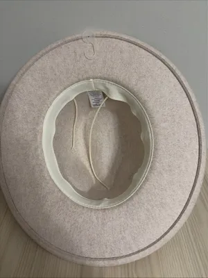 Time and Tru New! Beige Felt Women's Hat one size thumbnail 8