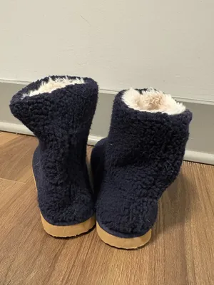 Lands End Sherpa fleece booties thumbnail 4