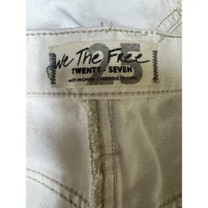 Free People We The Free Brea‎ Cutoff Skirt Deco White Women's Size 25 thumbnail 10