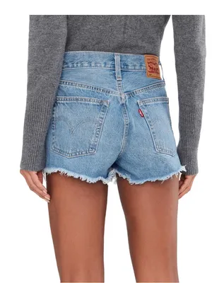 Levi’s 501 Original Fit Distressed High Rise Denim Cut Offs thumbnail 5
