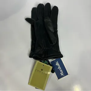 Fownes black leather gloves women’s‎ size thumbnail 2
