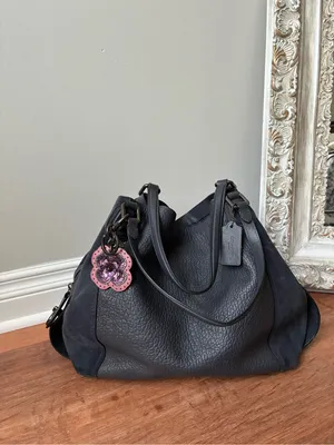Coach Edie 42 Leather Suede Shoulder Bag, 20334 thumbnail 13