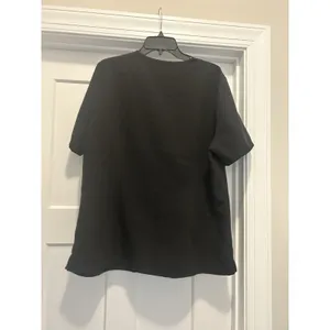 Figs Scrub Shirt Women’s XXL Black Top Catrina Single Pocket Comfort Polyester thumbnail 5