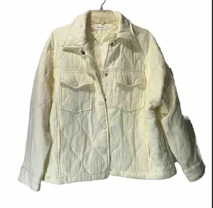 Bucket List Quilted Jacket Women’s Medium White thumbnail 2