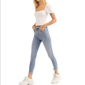 Free People Raw High Rise Jeggings in Indigo Size 27‎ thumbnail 3