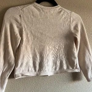 Boden Mini Off Cream Knit‎ Cardigan Sweater size 6-7 yrs thumbnail 4