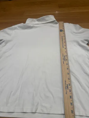 L.L.Bean white turtle neck size xlarge . thumbnail 3